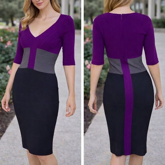 Sandra Angelozzi Dresses & Skirts - Sandra Angelozzi Bandage Body Contouring Dress